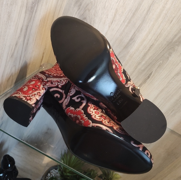 Kate Spade New York BLACK BROCADE Women's Holly Mid-Calf Booties, US 8.5 - Picture 6 of 10